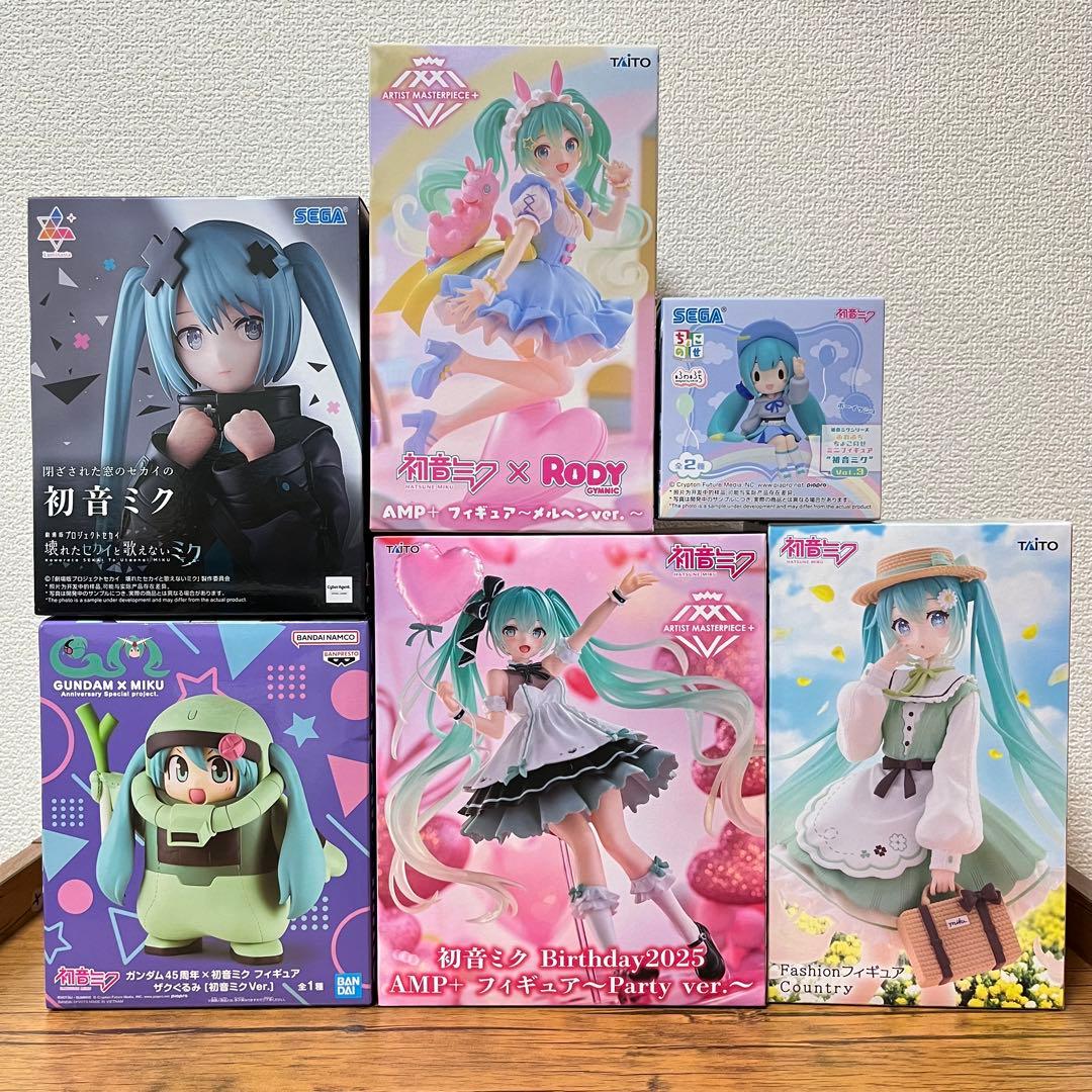 《6点セット》初音ミク フィギュア まとめ売り & おまけ付き