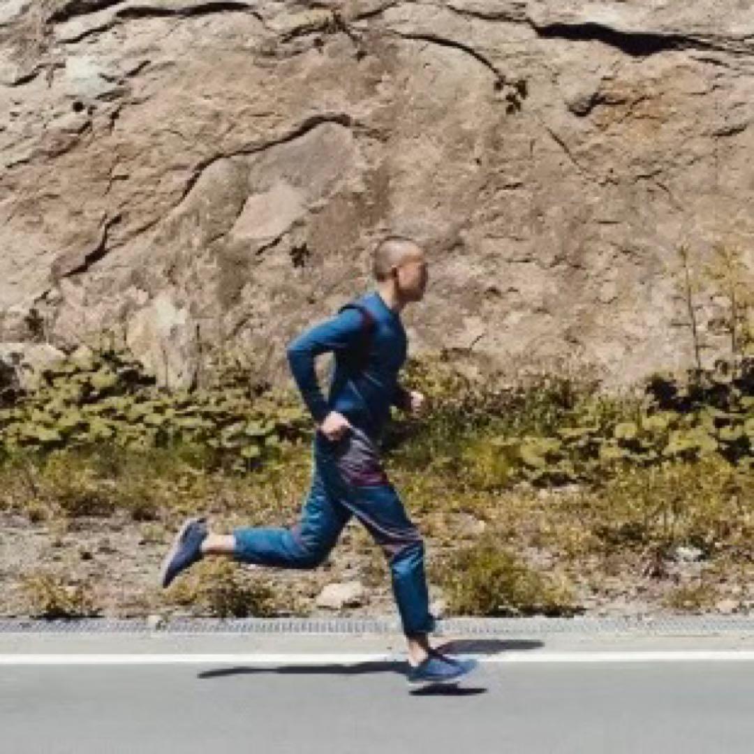 【希少】 GYAKUSOU パンツ 青緑　L