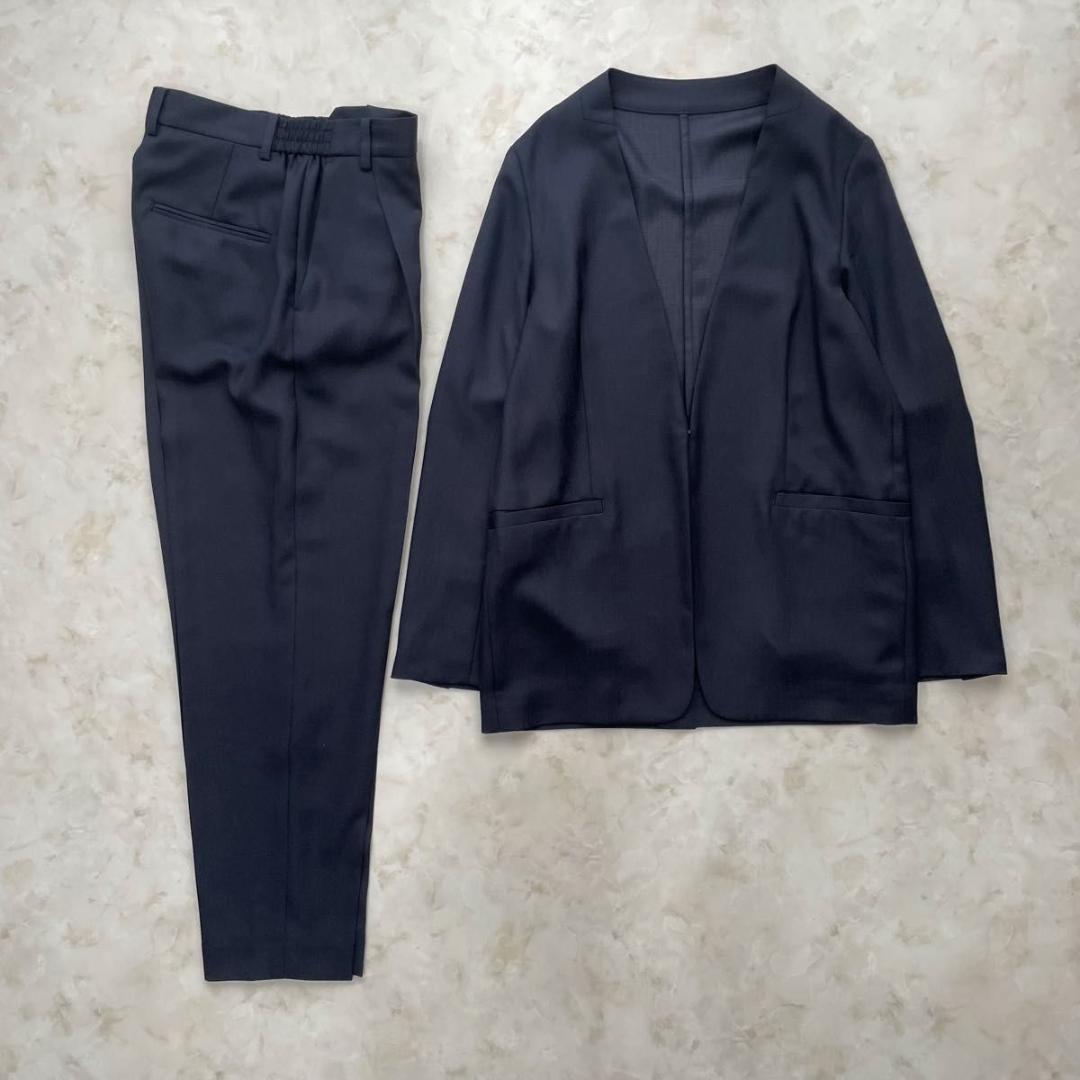 ほぼ未使用　ビューティーアンドユース　セットアップ　パンツスーツ　カラーレス M