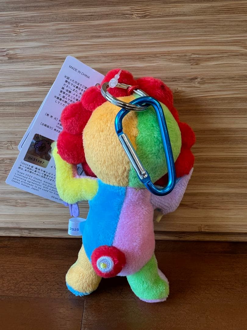ミャクミャク カラビナ マスコット レインボー 虹色 大阪万博 新品