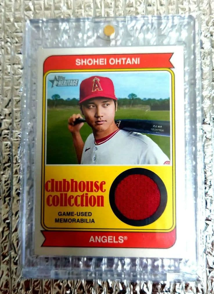 2023 Heritage 大谷翔平 実使用ジャージーカード 大谷翔平 2023年度実使用ジャージ埋め込み入り☆40枚限定Toppsカード