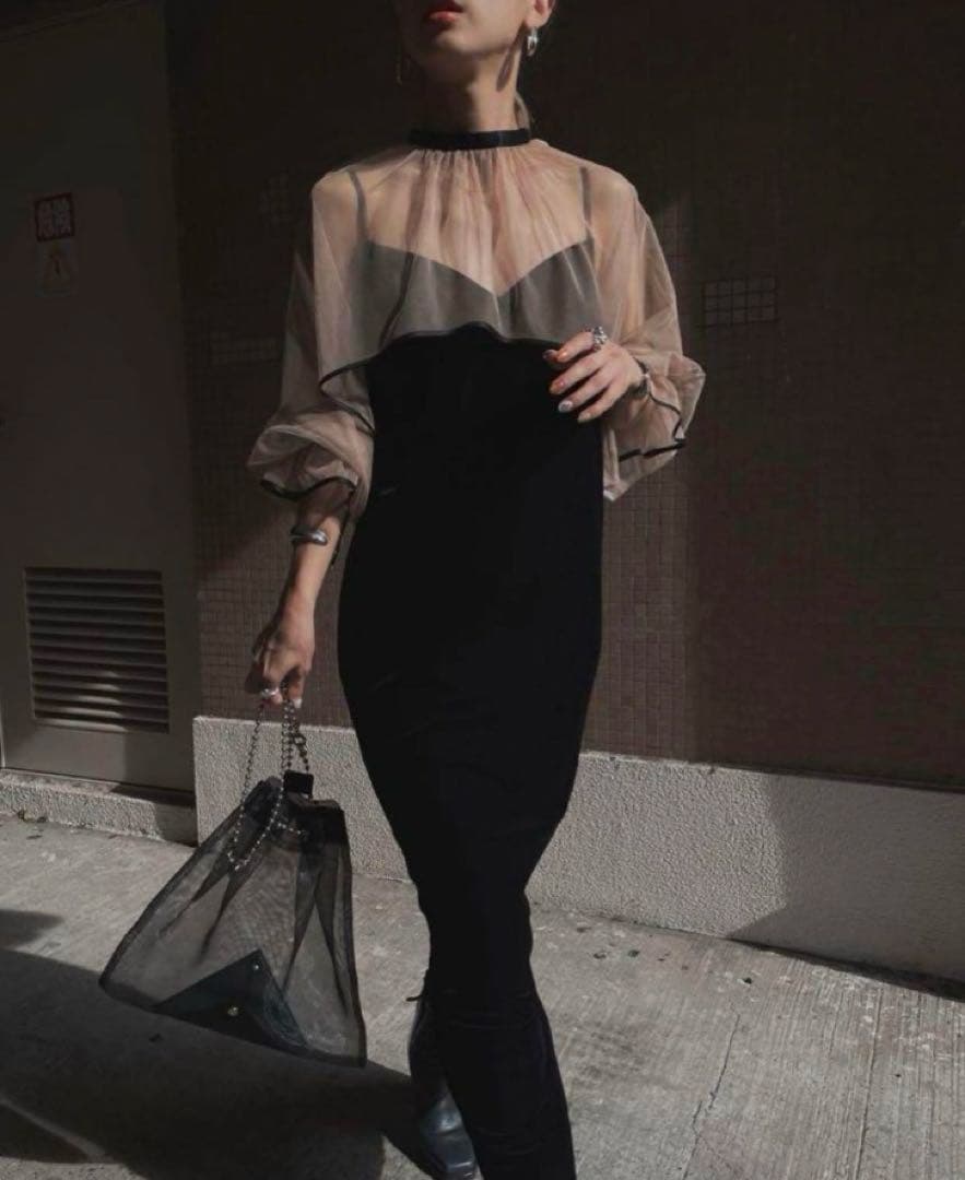 アメリヴィンテージ MANY WAY TULLE VEIL DRESS