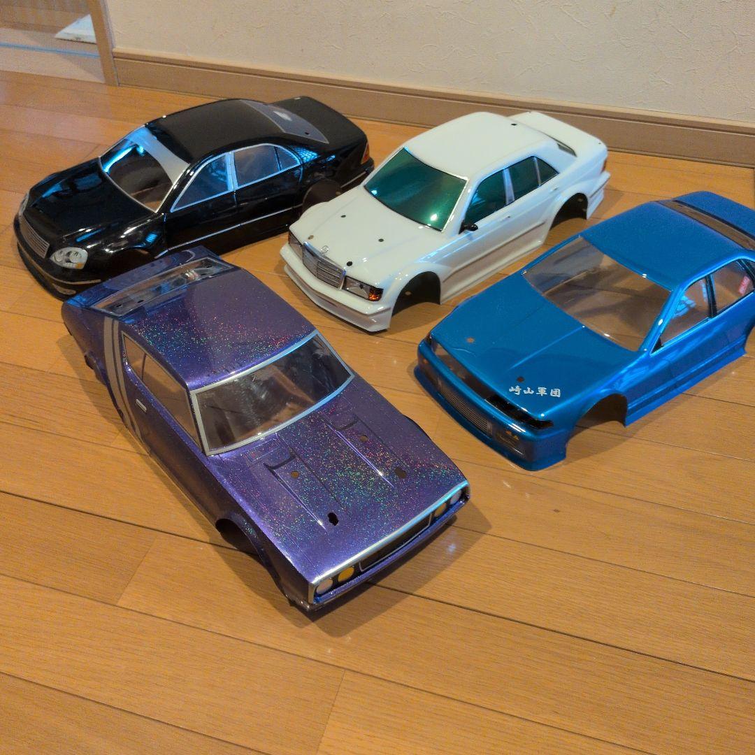 ラジコンカー用ボディ 4個セット