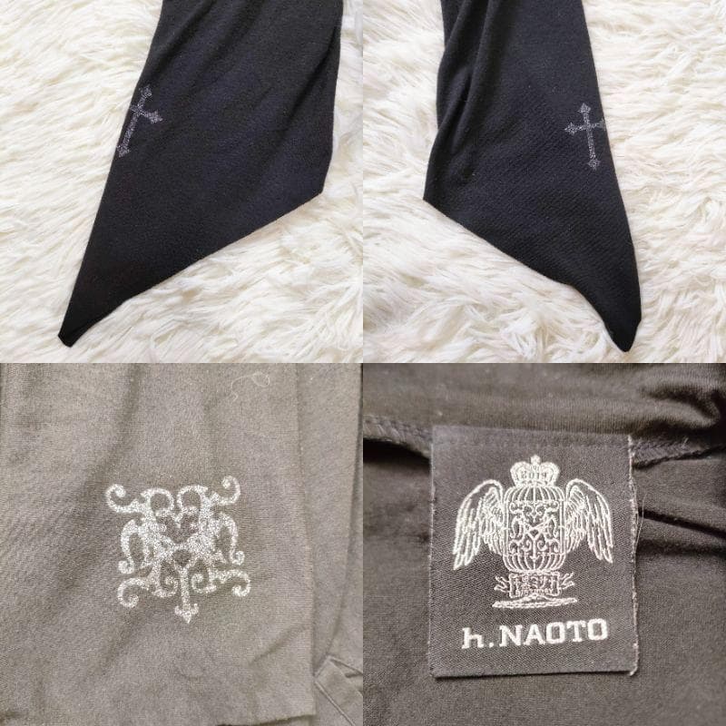 HYDE h.naoto コラボ 黒ミサ ロング カーディガン Mサイズ 黑ミサ