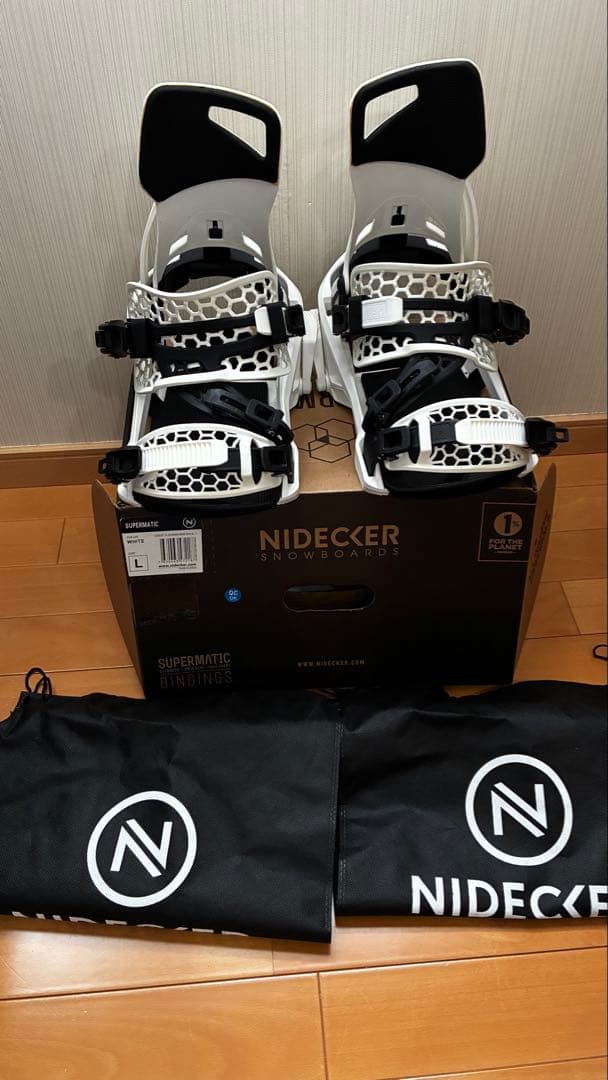 NIDECKER INFINITE ビンディング ホワイト 収納袋付き