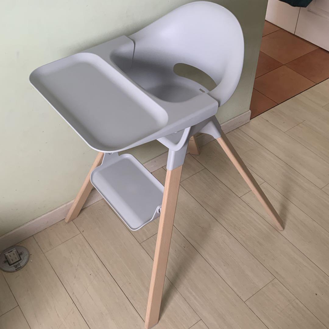 STOKKE CLICK　ストッケ クリック　ハイチェア　ベビーチェア　グレー