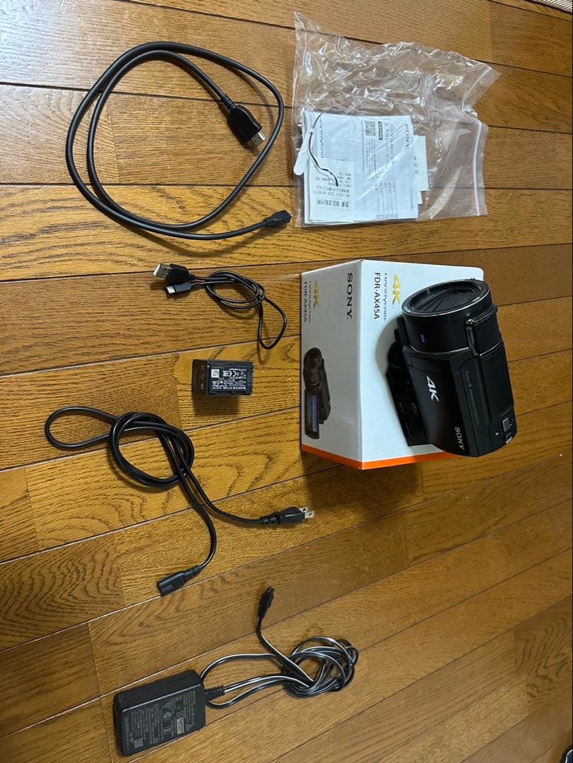 SONY ソニー　デジタル4Kビデオ　カメラレコーダー　　FDR-AX45A