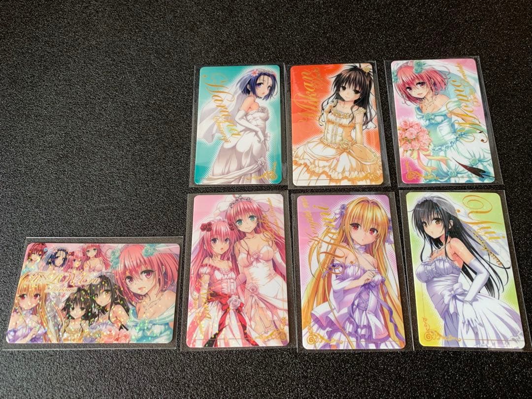 ToLOVEる　ナツコミ　ウェディングカード　1枚白かけ有り 2026年最新】To LOVEる ウェディングカードの人気アイテム - メルカリ