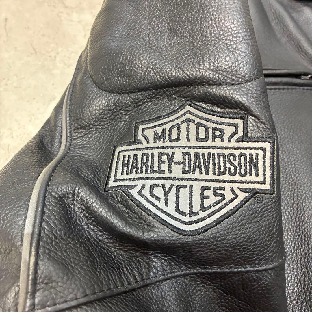 4*9様 【蛍光ロゴ】ハーレーダビッドソン レザージャケット スカル