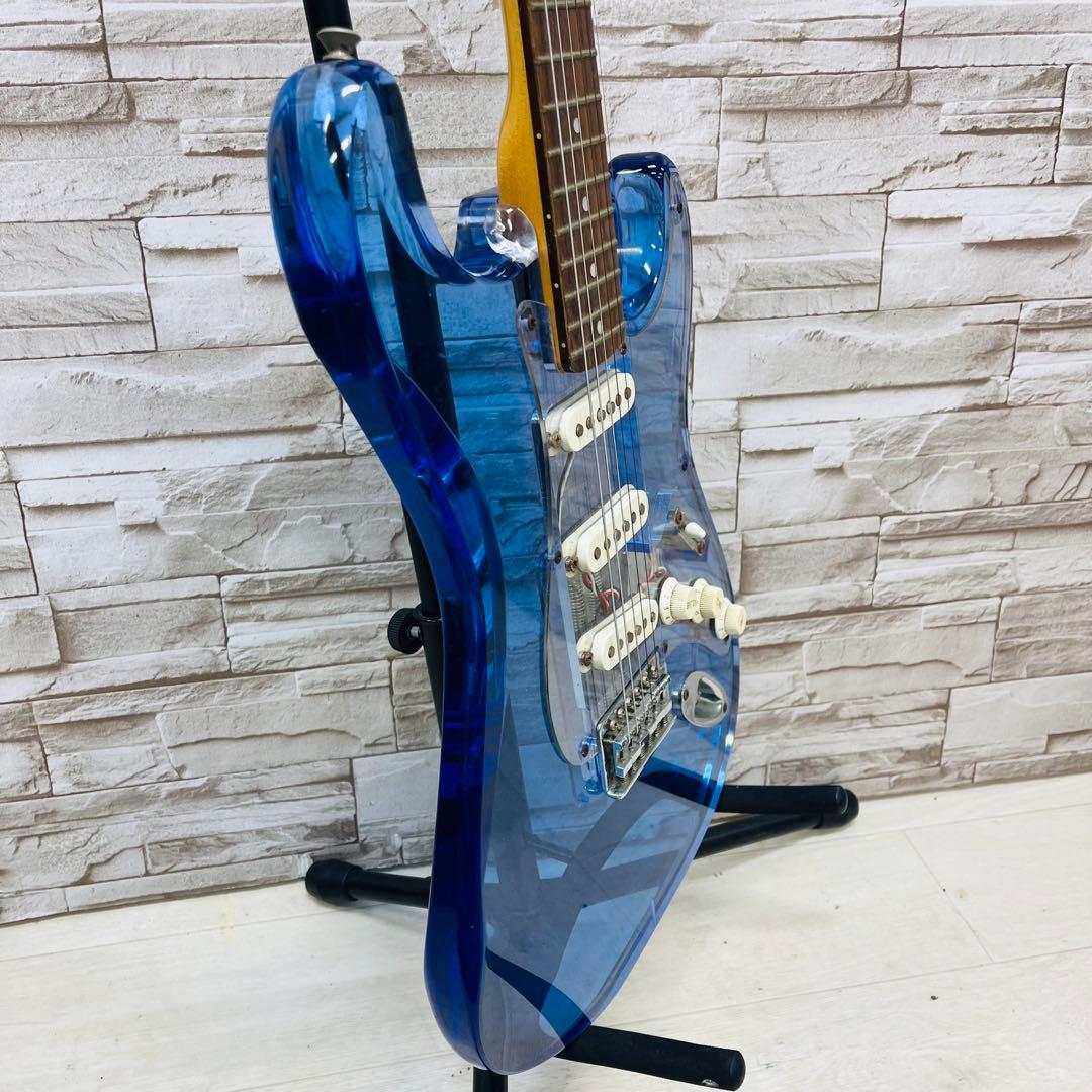 PhotoGenic st スケルトンブルー アクリルエレキギター - メルカリ