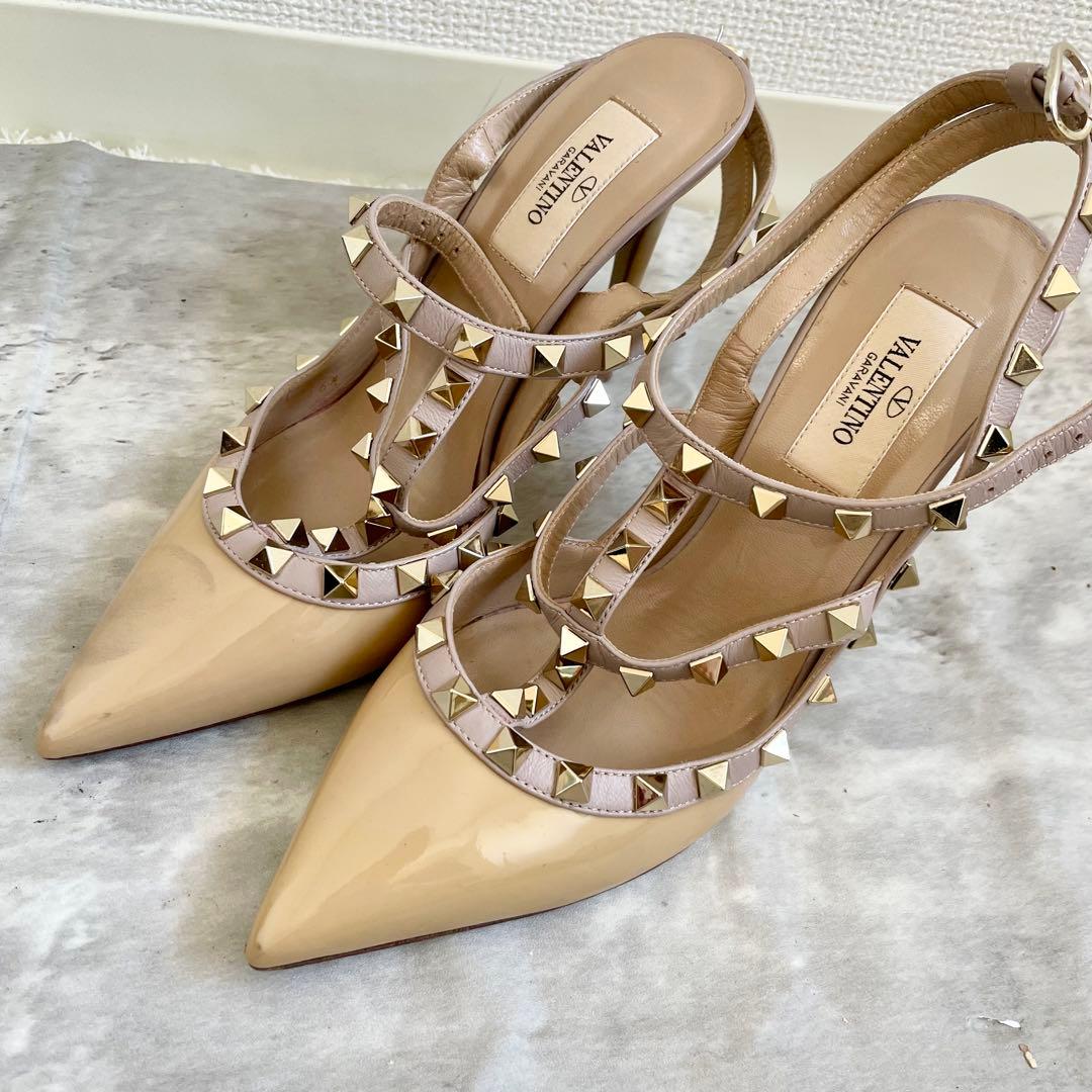 ヴァレンティノ ハイヒール パンプス ミュール 36 1/2 22㎝