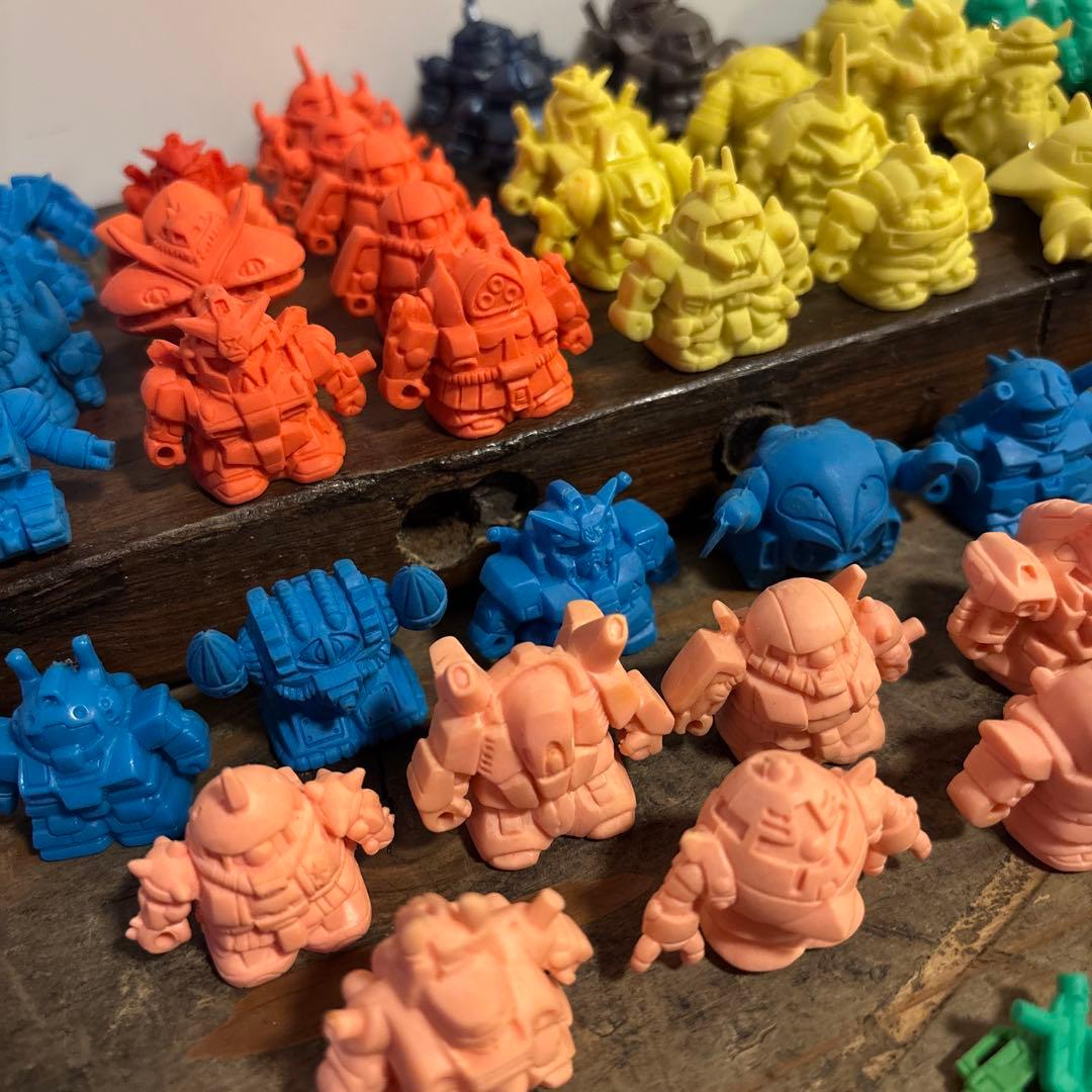 まとめ売り】ガン消し ガンダム 昭和 レトロ ガチャ レア 初期 パーツ