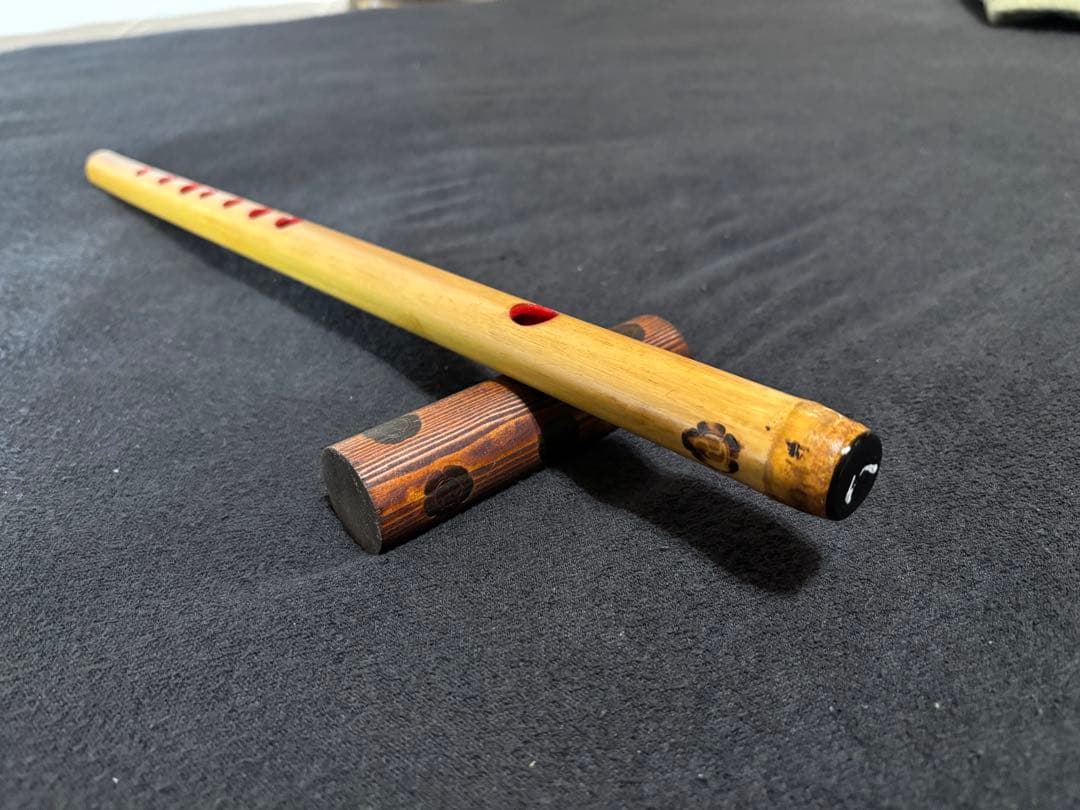 竹製　篠笛　7穴　8本調子　ドレミ調