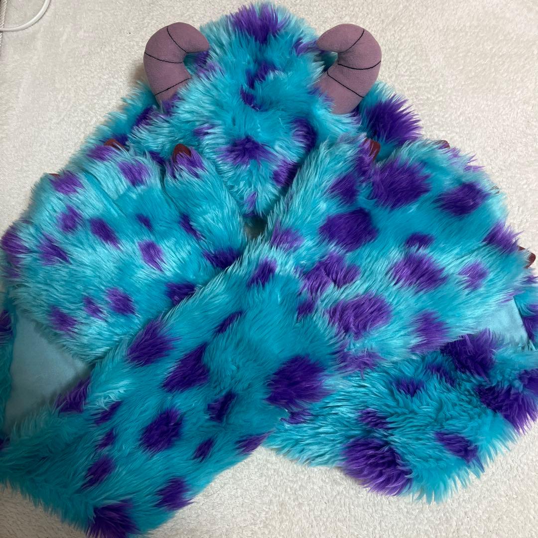 サリー　ファンキャップマフラー　 水色 紫 サリー ファンキャップ マフラーキャップ カチューシャ - メルカリ