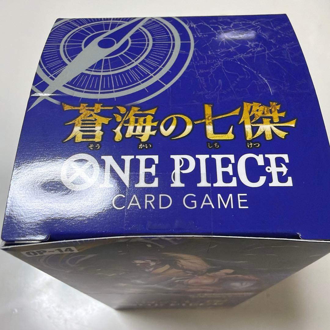 未開封 テープ付きbox 蒼海の七傑 ワンピースカードゲーム - メルカリ