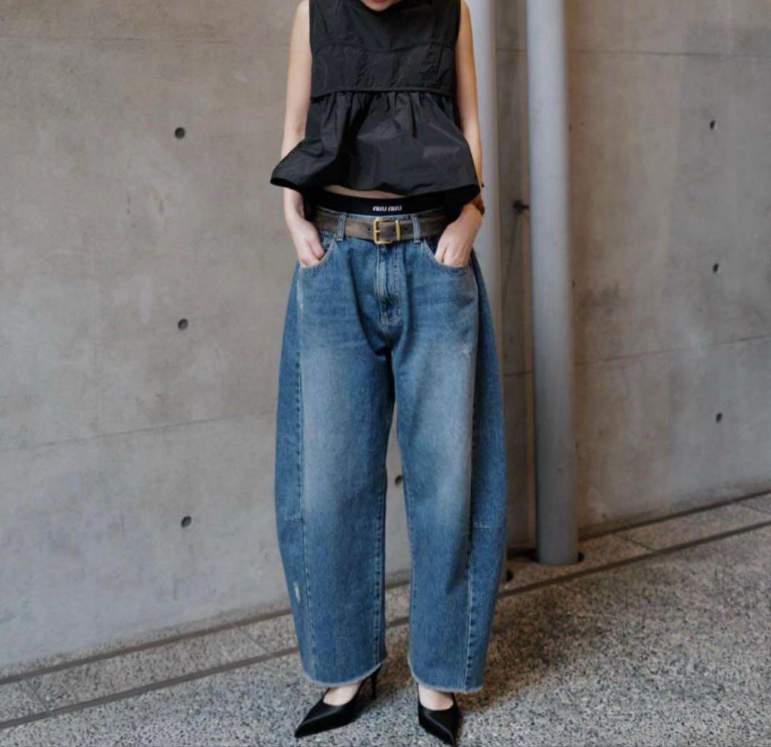 タイムセール‼️美品！machatt カーブデニム