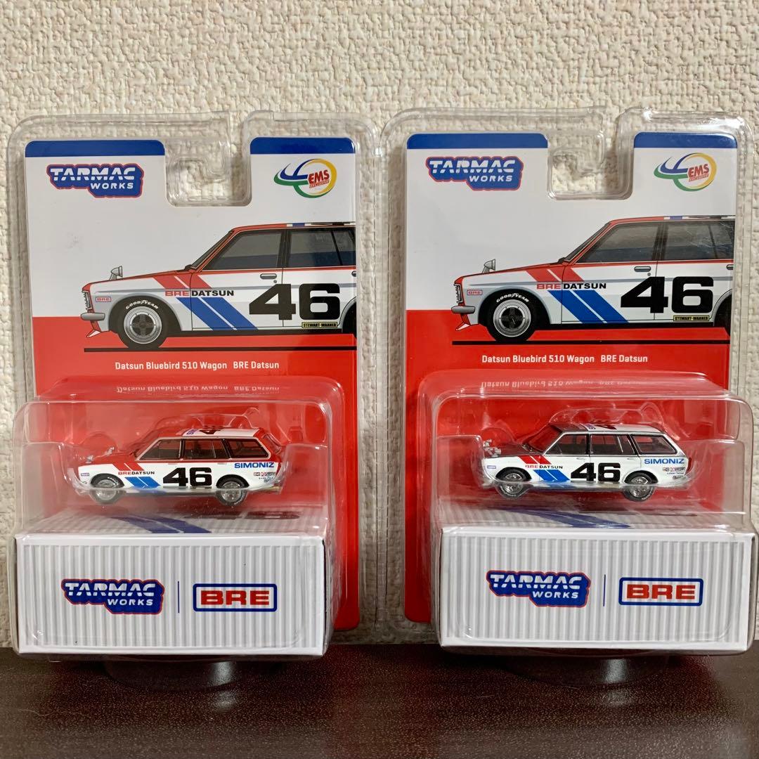 -ターマック 1/64 ダットサン ブルーバード 510 ワゴン BREチェイス