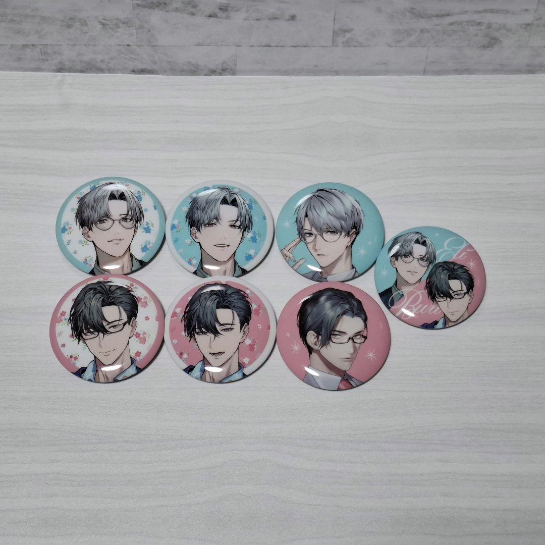 えりぶり Half Anniversary 缶バッジ 全種 一橋綾人 五木左京 - メルカリ