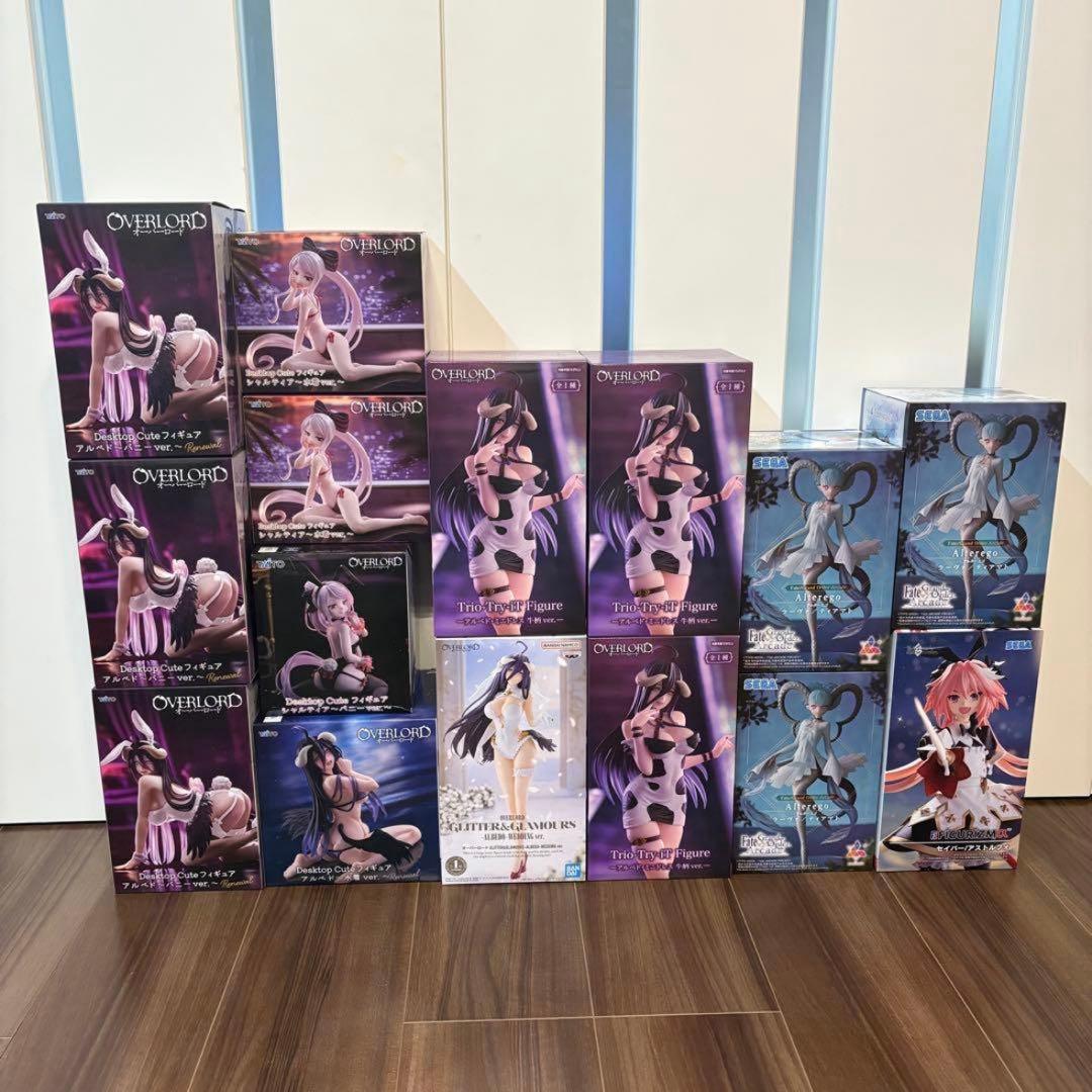 オーバーロードシャルティア　アルベド　フィギュア　まとめ売り　美少女