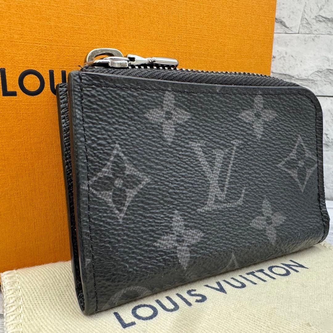 【極美品】ルイヴィトン　ポルトモネ ジュール エクリプス パース　RFID