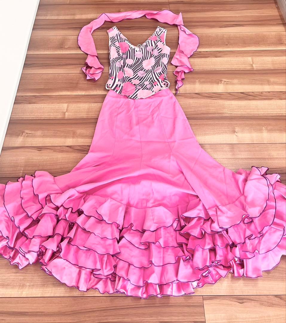 ソニアジョーンズ フラメンコ衣装 トップスソニアサイズ③ スカートM