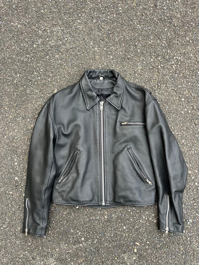 80s シングルライダースジャケット 牛皮 80年代 Hein Gericke シングルライダースジャケット レザージャケット