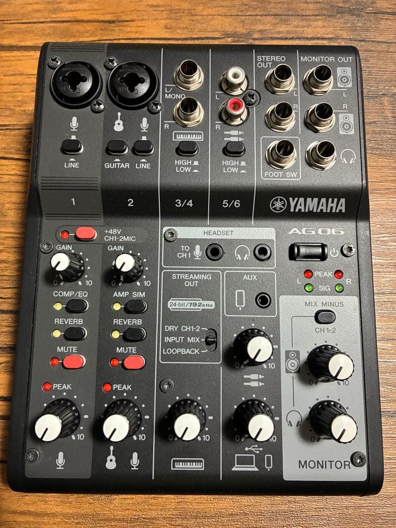 Yamaha AG06Mk2 本体のみ