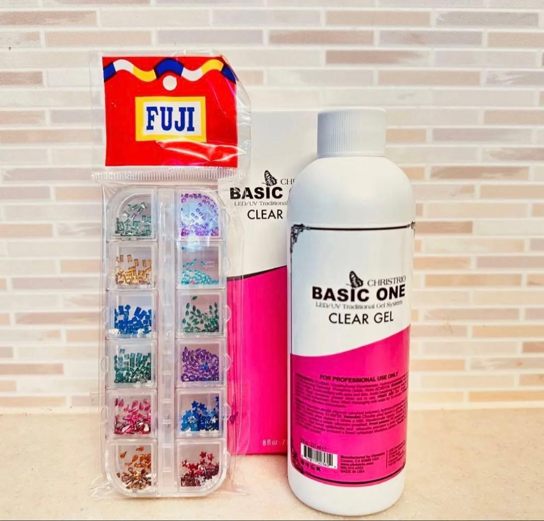 クリストリオ ベーシック ワン クリアジェル LED＆UV対応 ラメパーツ付き