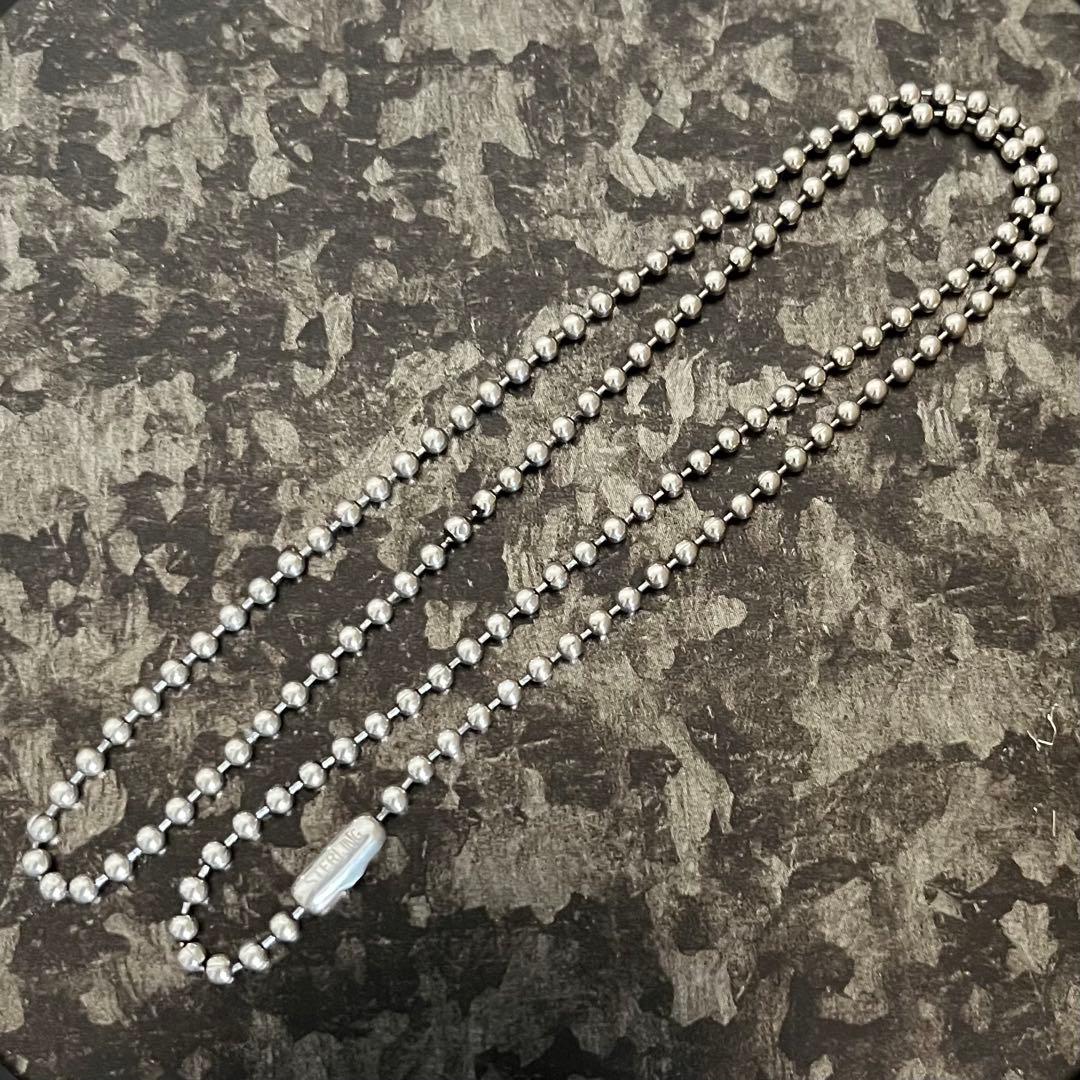 【良品❗️】 クロムハーツ chromehearts ボールチェーン 44cm