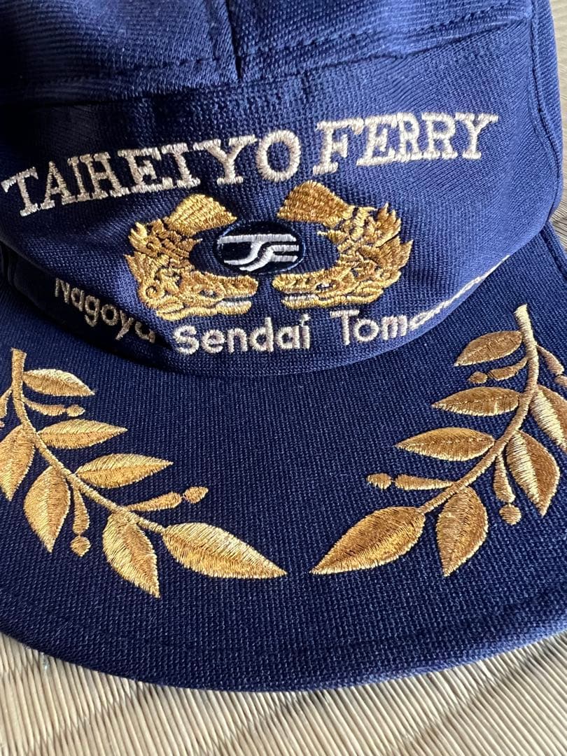 美品】太平洋フェリー 刺繍アポロキャップ ネイビー - メルカリ