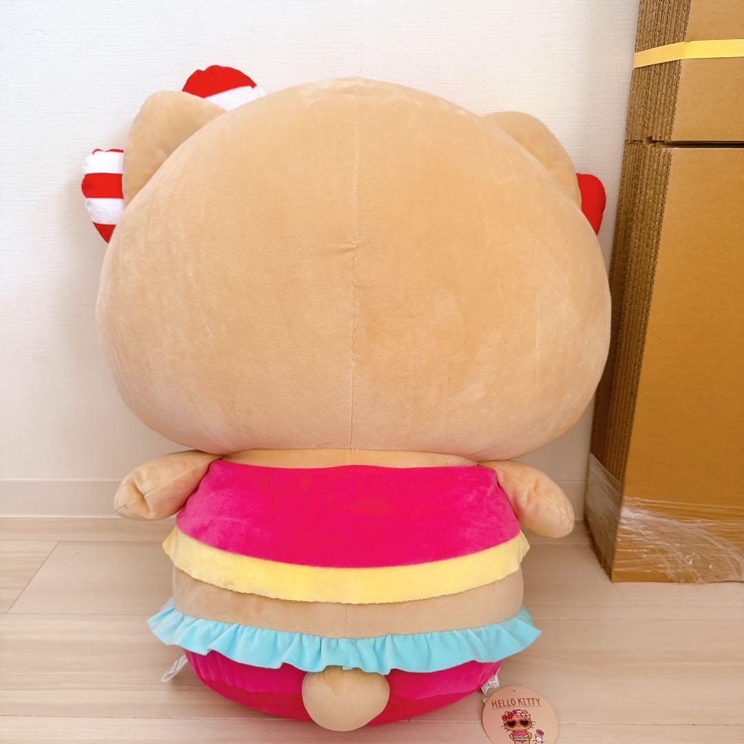 アベイル 日焼け キティ 特大 クッション ぬいぐるみ - メルカリ