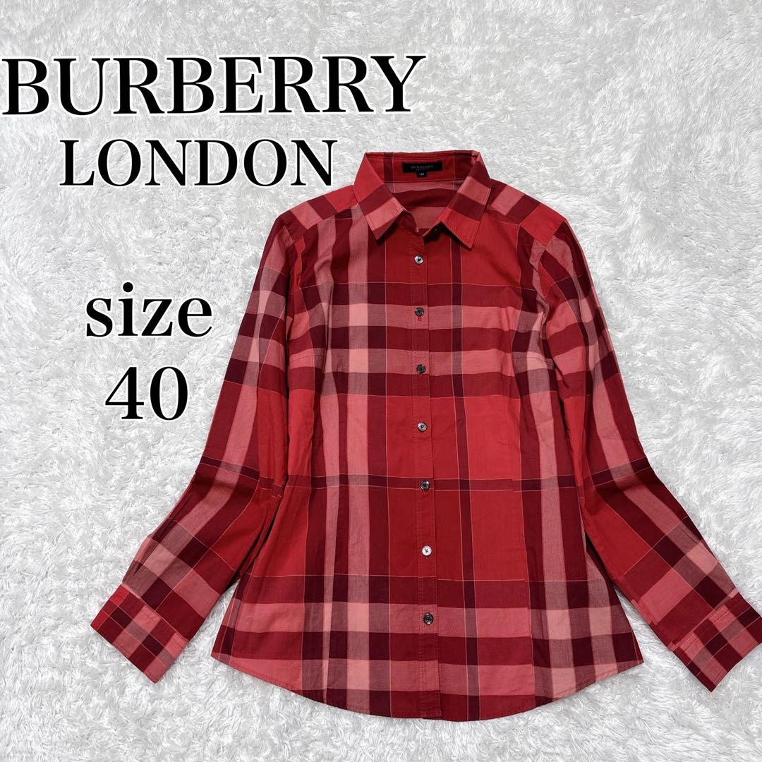 【BURBERRY LONDON】メガチェック ノヴァチェックシャツ 長袖