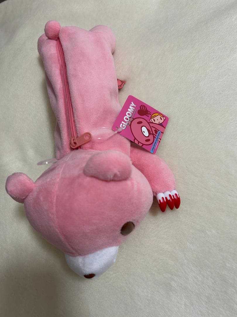 Gloomy グルーミー はらばいぬいぐるみ ポーチ ペンケース ピンク