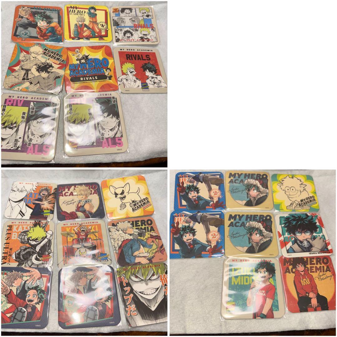 僕のヒーローアカデミア アートコースター RIVALS ヒロアカ 緑谷 爆豪