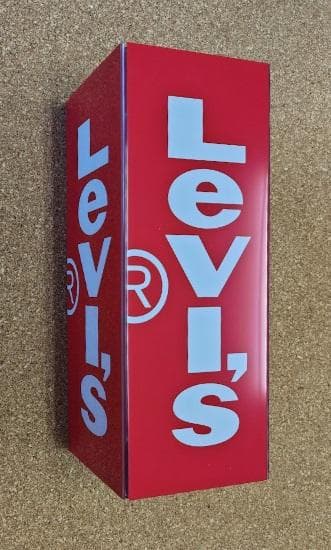 Levi's リーバイス アクリル 看板 マグネット付き ノベルティグッズ