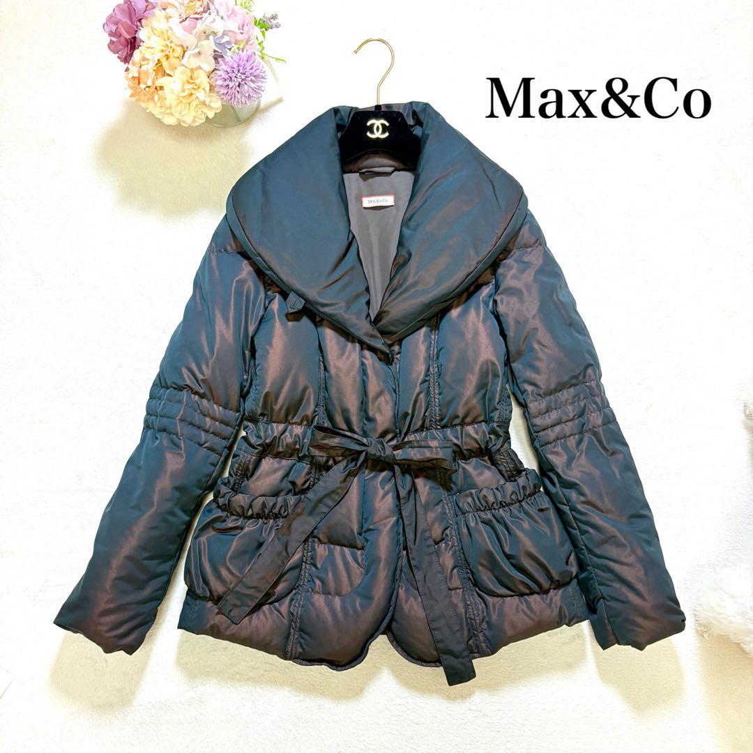 Max&Co マックスマーラ　ハーフダウンコート　シャイニングカラー　38