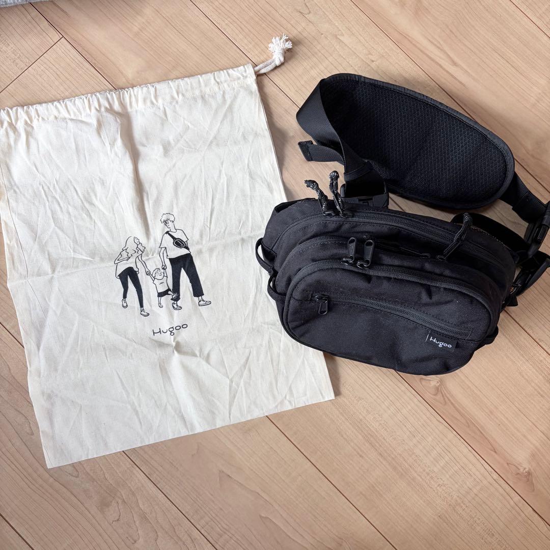 Huggo ハグー ヒップシート ブラック