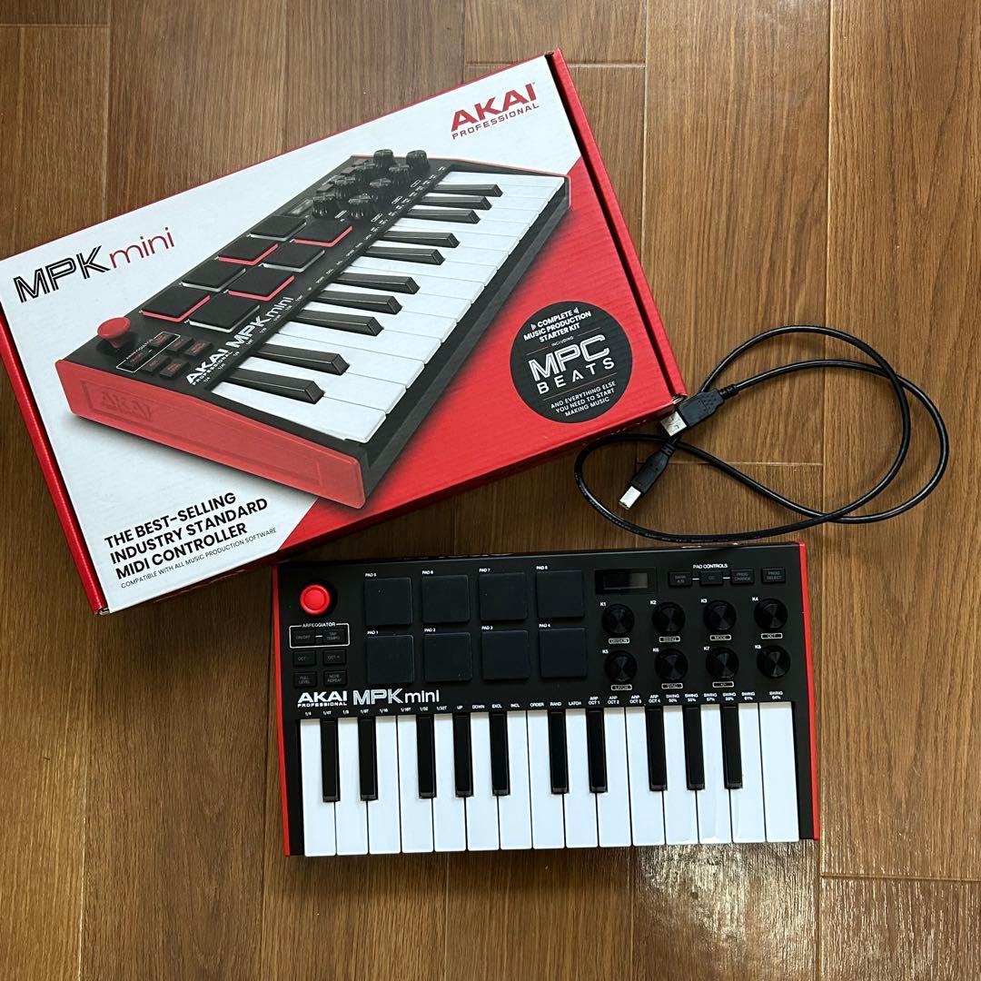 【美品】AKAI MPK mini MIDIコントローラー