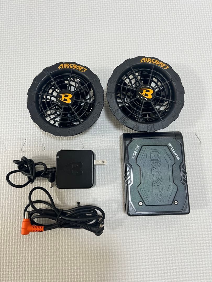 バートル エアークラフト　22vバッテリーファンセット