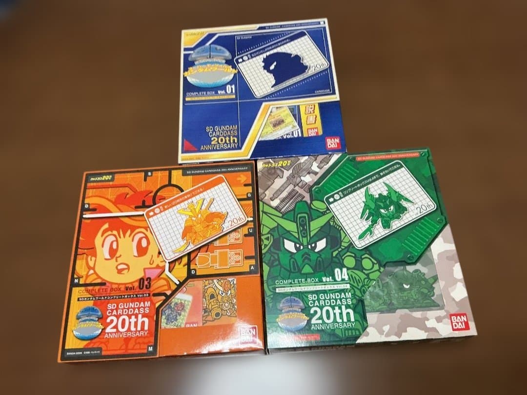 開封済SDガンダムワールドコンプリートボックスvol.1、vol.3、vol.4 開封済SDガンダムワールドコンプリートボックスvol.1、vol.3、vol.4
