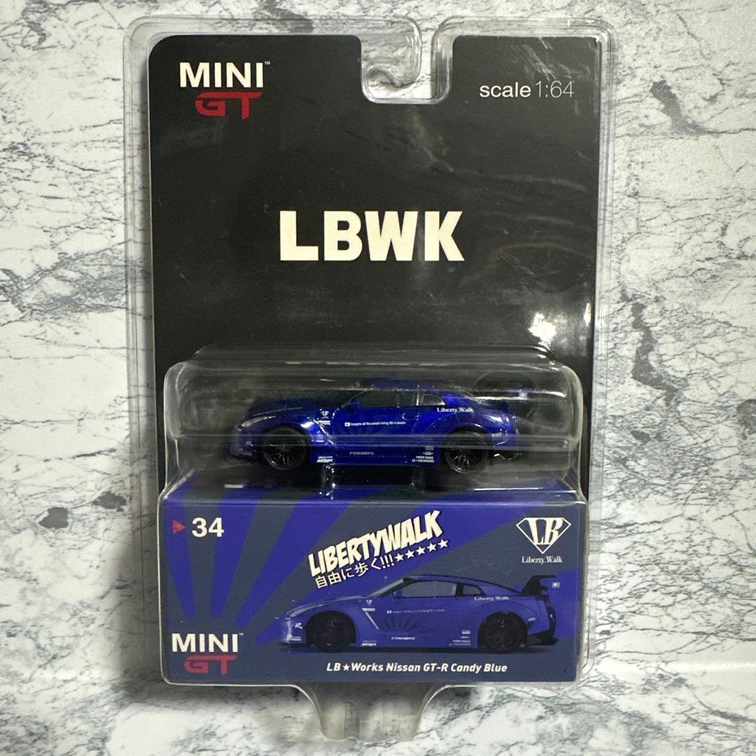 ミニＧＴ LB NISSAN GT-R CANDY BLUE