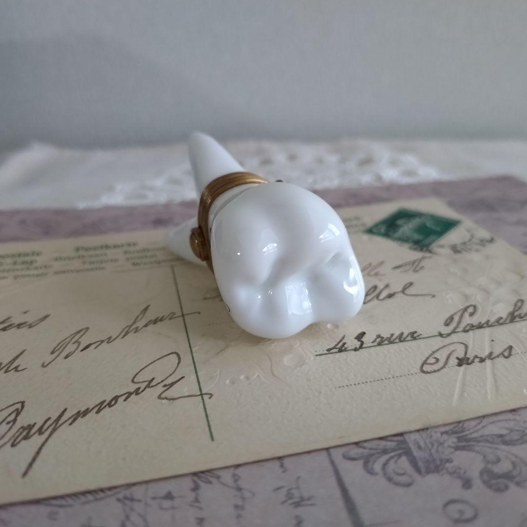 リモージュボックス 歯 ユニークデザイン フランス製 ヴィンテージ