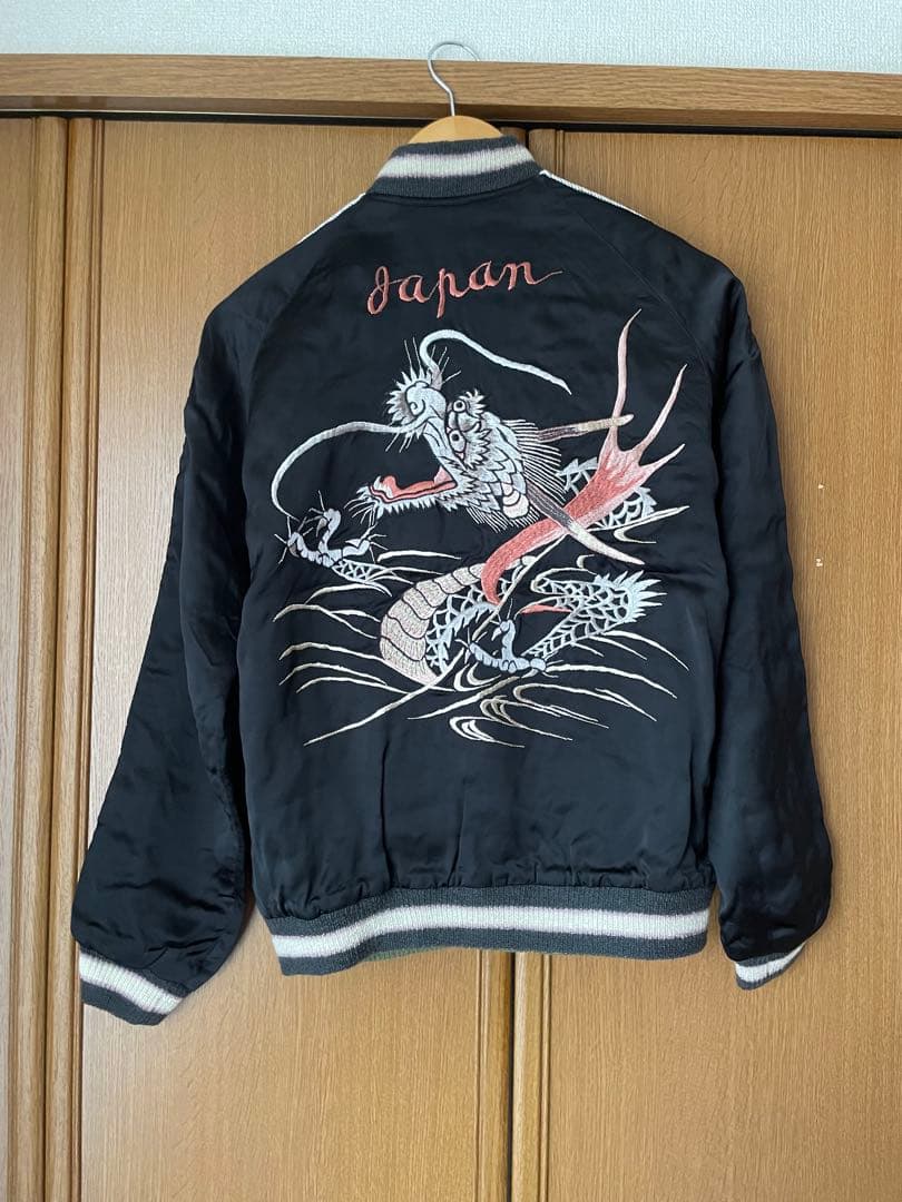 【美品】テーラー東洋 港商 スカジャン 龍 ドラゴン Mサイズ