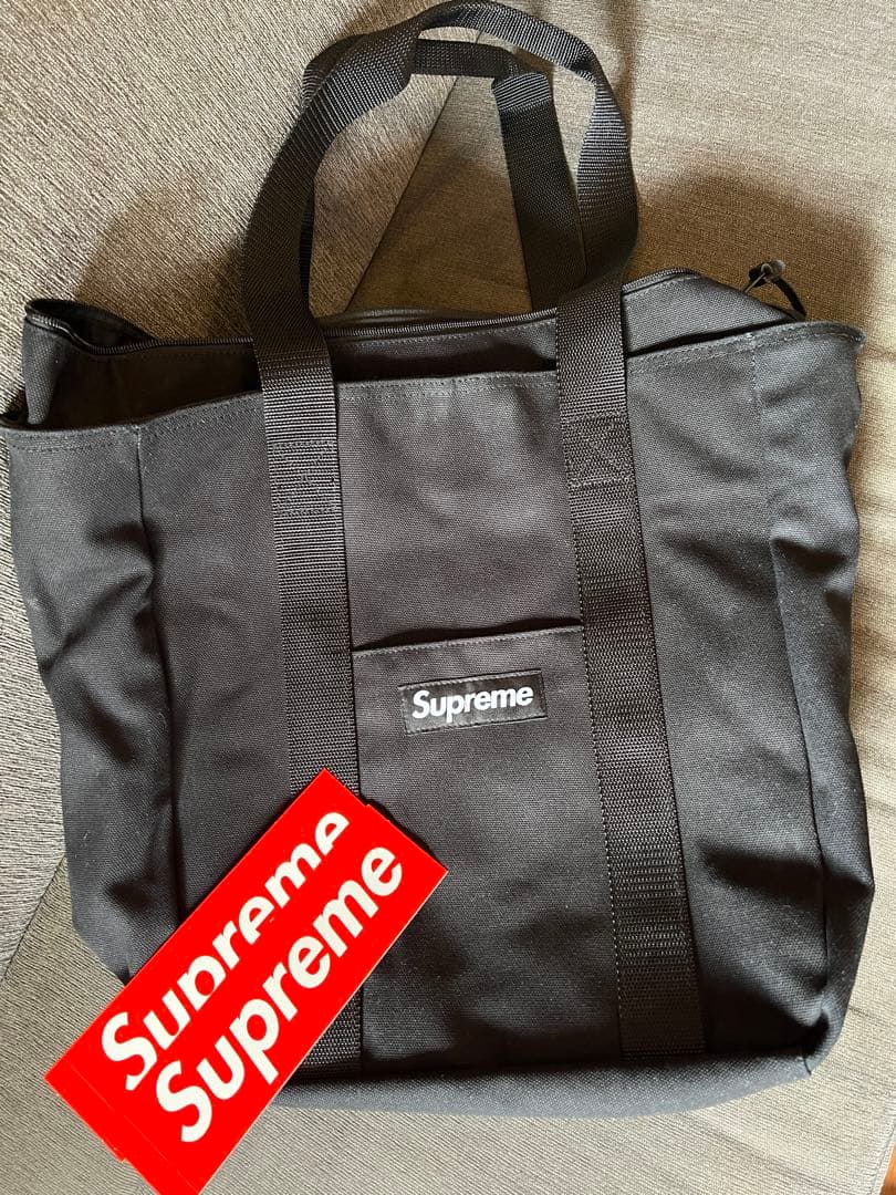 【新品】Supreme 22FW キャンバス トートバッグ Tote bag