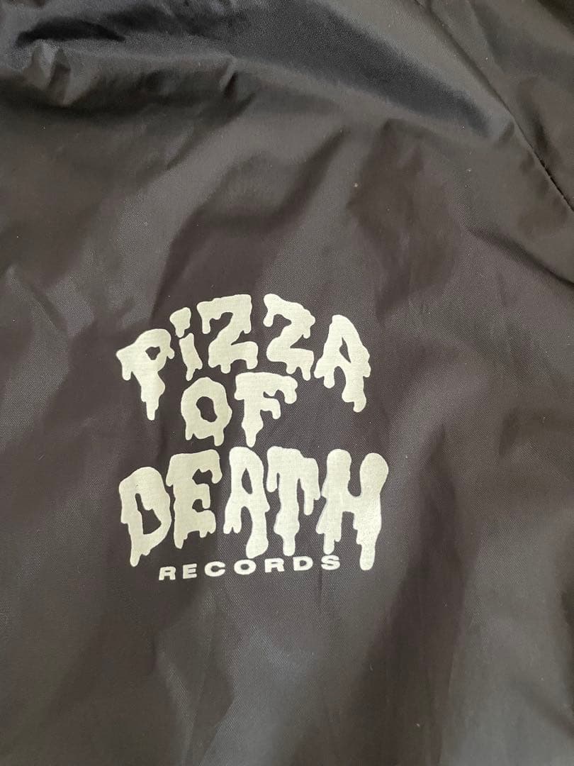 Pizza of Death ナイロンジャケット ブラック - メルカリ