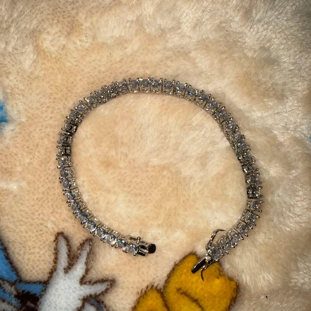 GRA モアサナイトブレスレット 17.78cm 即日発送