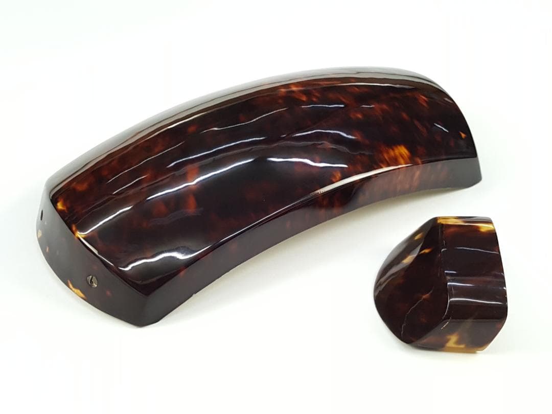 津軽三味線 本鼈甲 胴掛け 天神キャップ 高級天然素材