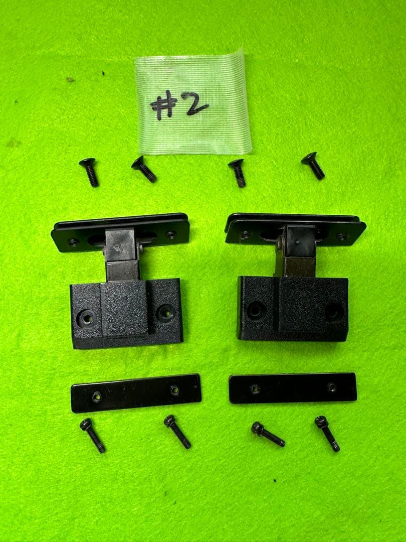 s*r様 TECHNICS SL-1200 mk2~mk6ダストカバー ヒンジセ technics ダストカバー ヒンジセットSL-1200 mk2~mk6(2)の通販 by