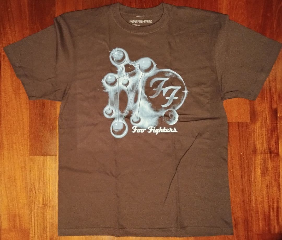 フー・ファイターズ 2025 ツアー限定 Tシャツ ブルーグロウ Cグレー XL