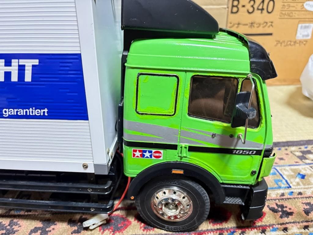 タミヤ 1/14RC メルセデス・ベンツ 1850L パネルバントラック - メルカリ